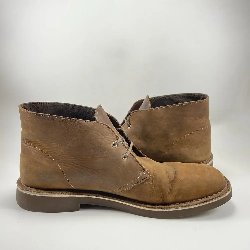 Clarks Desert Boot Mens Size 13 M Brown Beeswax Leather Chukka Ankle Boots
